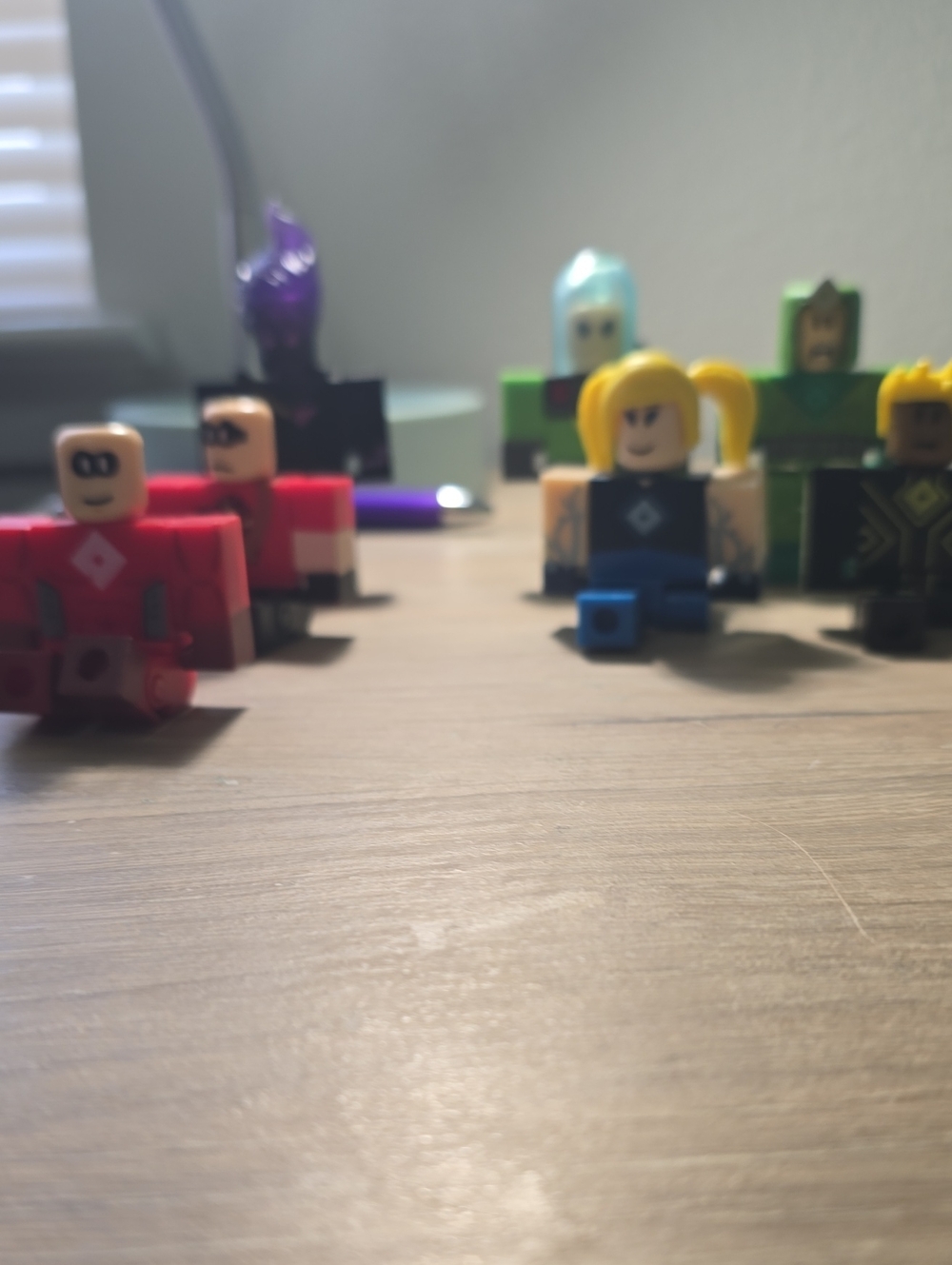 Block-Style Kids Figure Pack - Multi-Color Play Characters